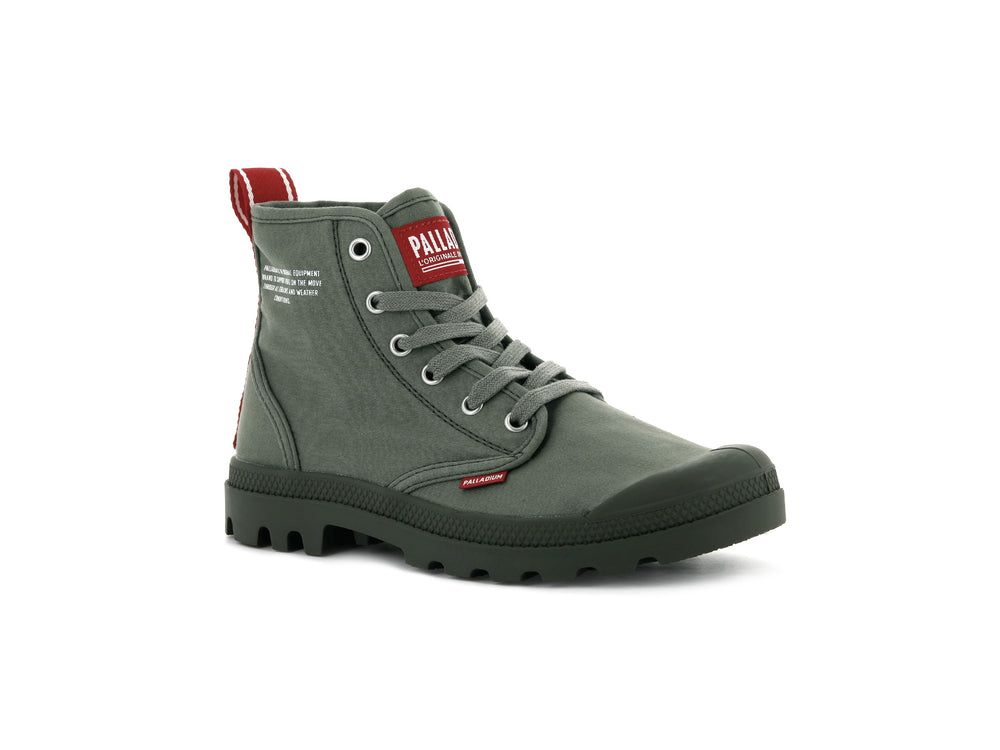 Botas Palladium PAMPA HI DARE Hombre Verde Oliva | Costa Rica-71092